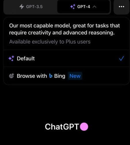 ChatGPT App 大更新：GPT-4 支持实时资讯