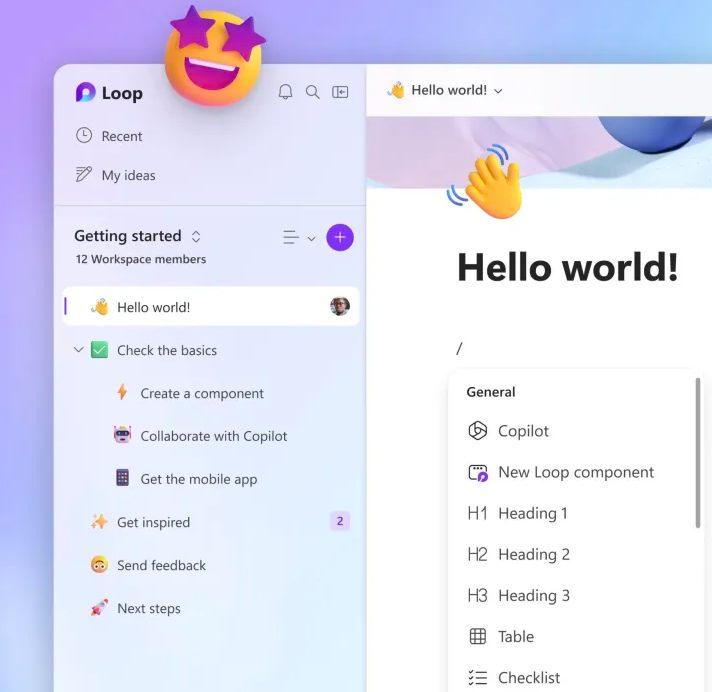 Microsoft Loop 开始公测 ：被称为微软版 Notion 