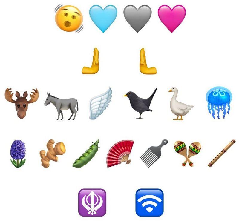 iOS 16.4 新加入的31个Emoji表情符号一览