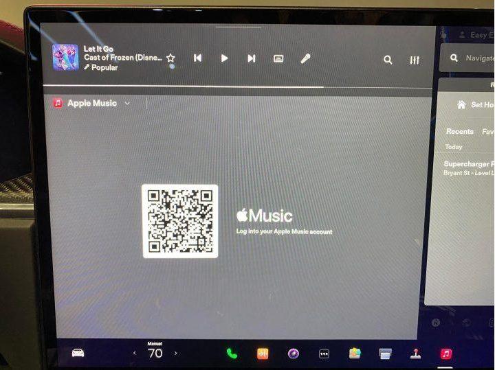 Tesla Model S 屏幕出现 Apple Music：苹果音乐有望登陆特斯拉车载系统