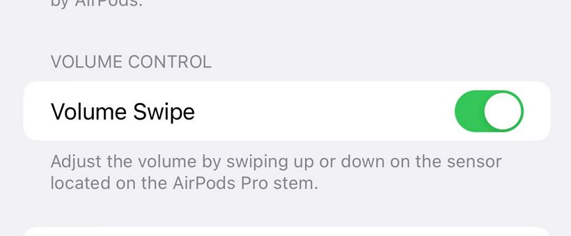 iOS 16.1 可让 AirPods Pro 2 用户选择关掉触控功能