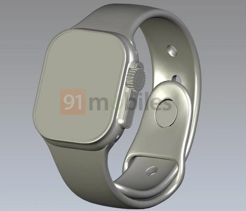 Apple Watch Pro CAD图曝光：出现神秘物理按键