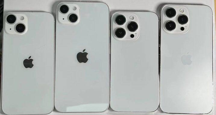 iPhone 14系列4款新机模型曝光：机身可能采用不同材质