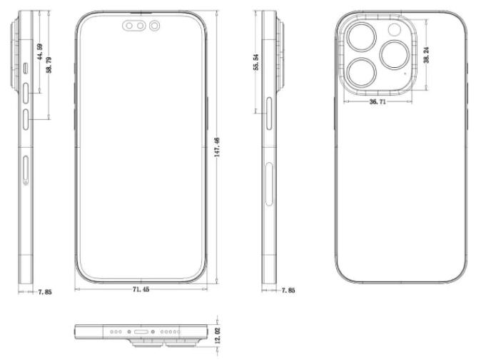 iPhone 14 Pro Max「设计图」曝光：镜头更厚更突出