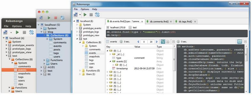 Robomongo - mongodb客户端工具