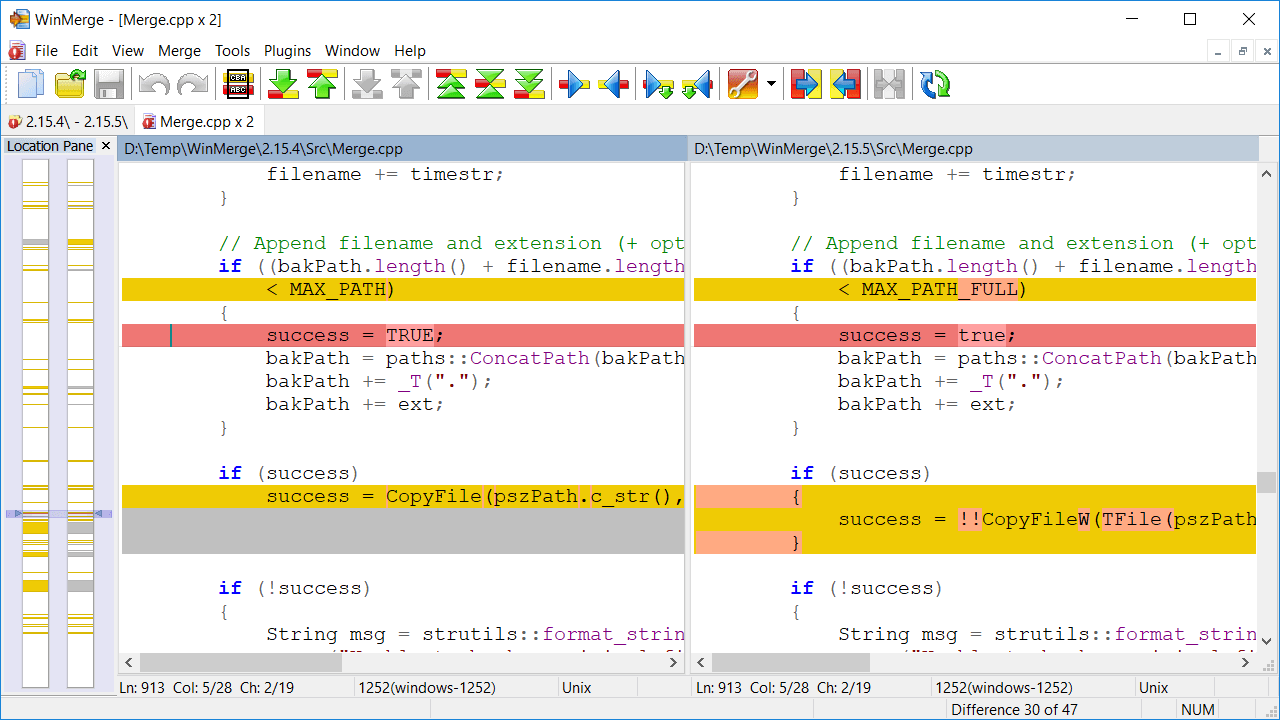 WinMerge(文件文件夹对比工具)下载及使用教程-1