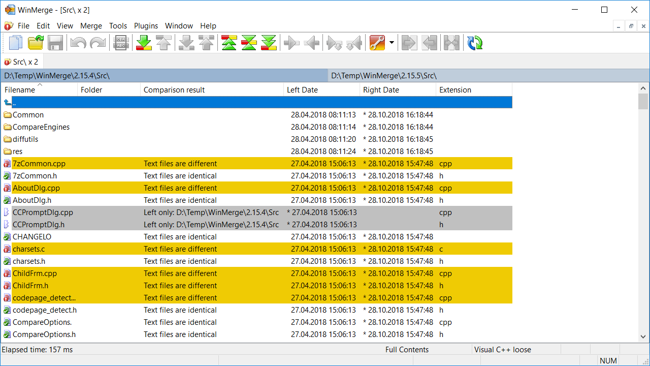 WinMerge(文件文件夹对比工具)下载及使用教程-3