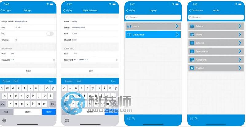 苹果手机mysql客户端工具 - iMySqlProg [iOS]