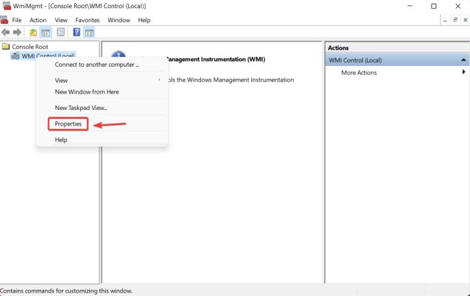 WMI-control-properties