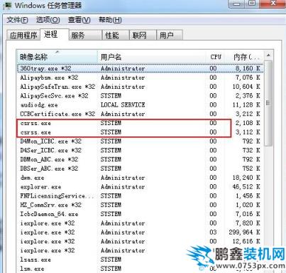 csrss.exe进程