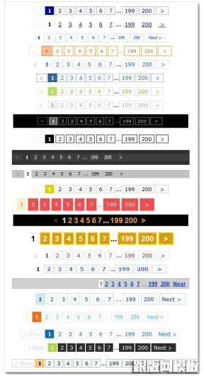 织梦DedeCms适用的经典Page翻页分页css代码_跟版网